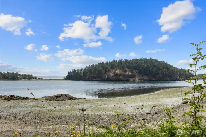 Community beach area