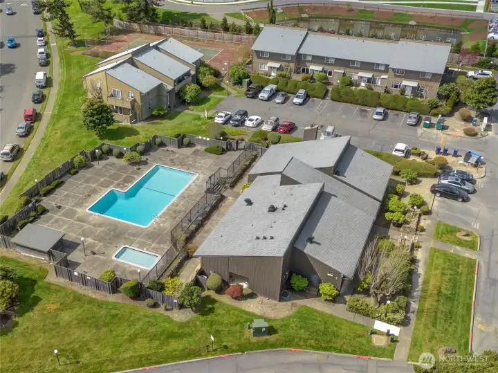 A community designed for balance—enjoy access to a pool, fitness center, sport courts, and clubhouse, all set among lush, well-kept grounds.