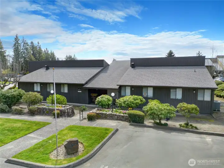 The clubhouse—available for residents to gather and unwind.