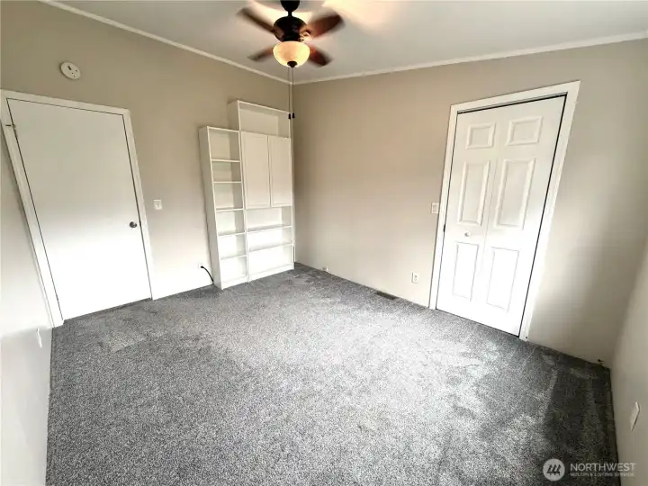 Bedroom 2, with walk in closet.