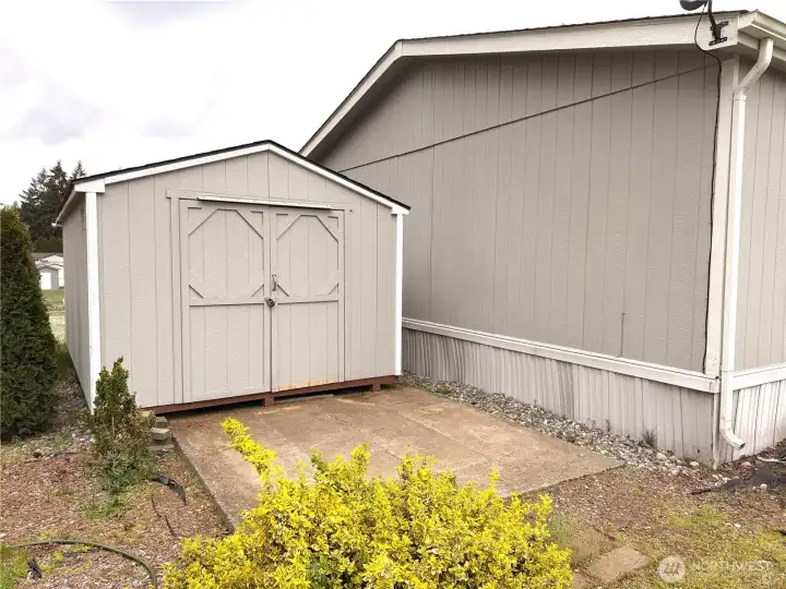 Storage Shed.