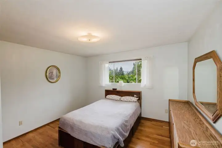 Primary bathroom with view