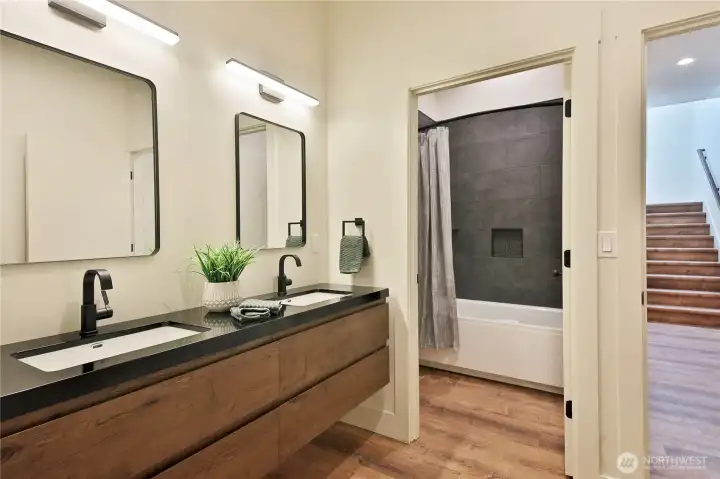 Full bathroom downstairs.