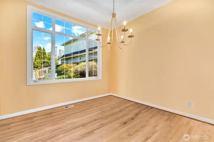 Formal dining room.