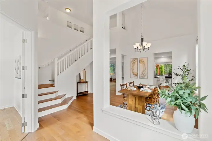 Beautiful Double Height Entry
