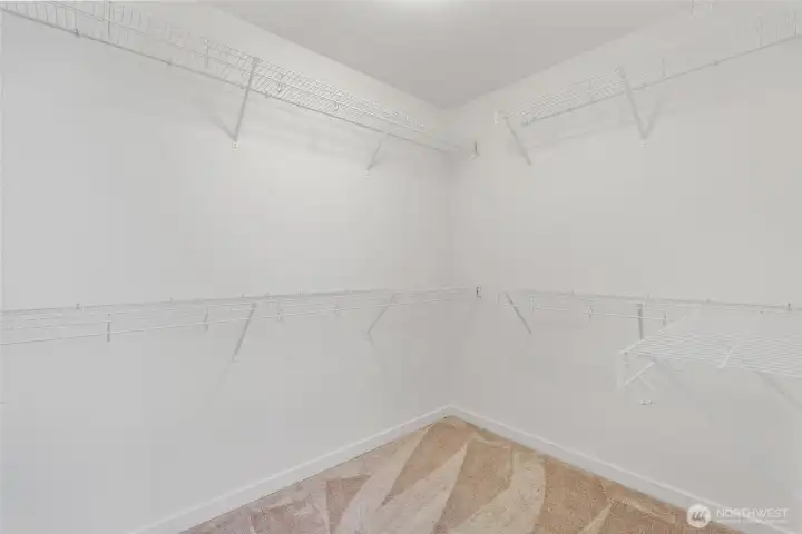 Spacious Walk in closet
