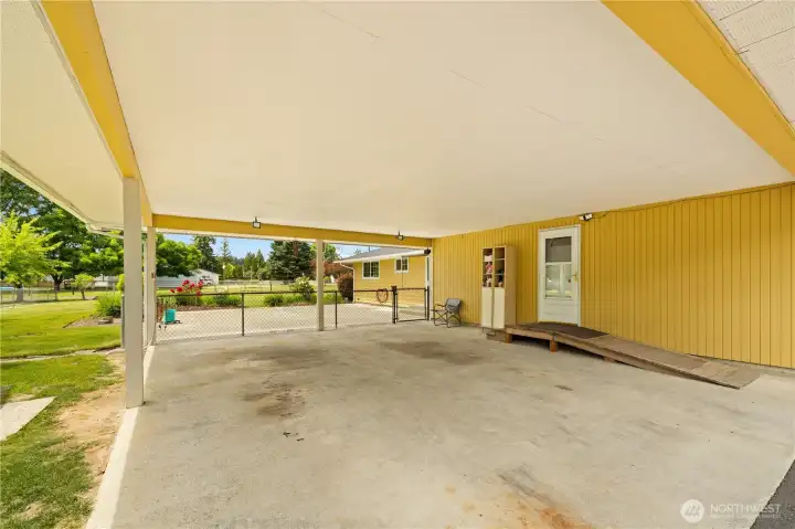 Carport with Accessible ramp Carport with Accessible ramp