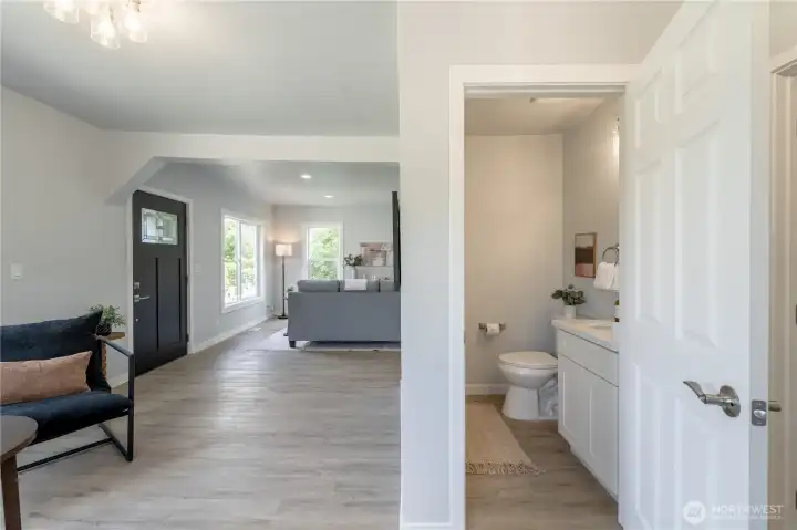 Half bath main floor Half bath main floor