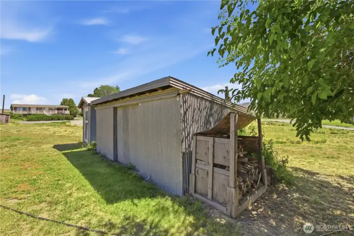 Two out buildings are on the property great for needed storage.