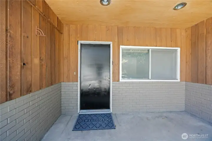 Front entry