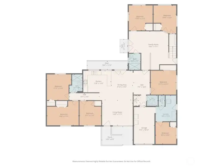 Main level floor plan Main level floor plan
