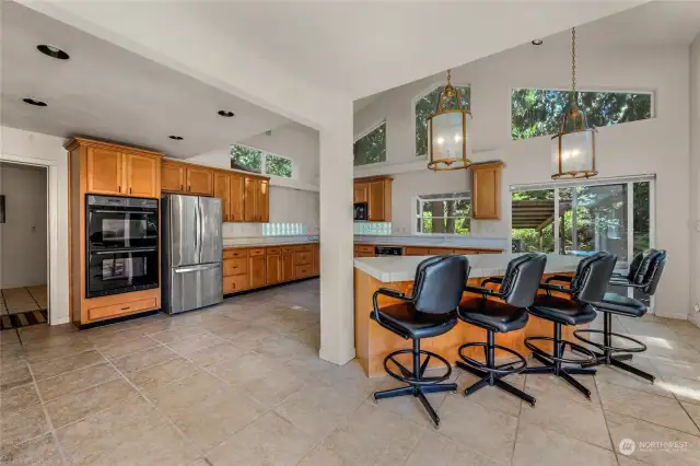 The Primary Kitchen has so much space and natural light.