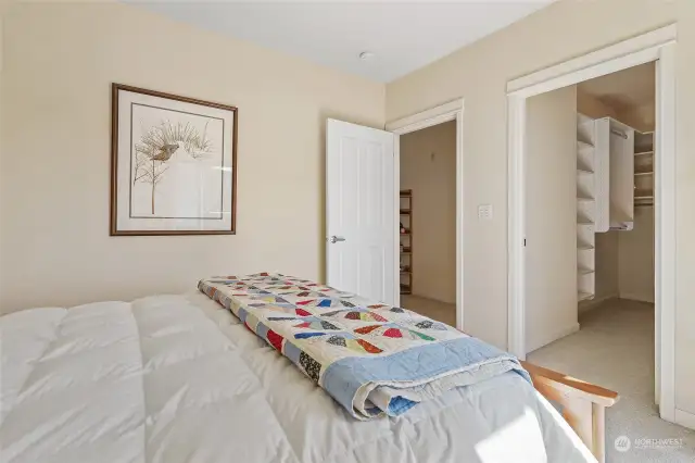 Bedroom looking towards the incredible closet!