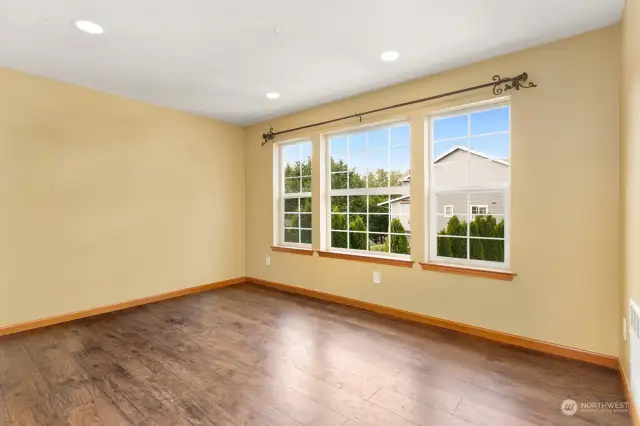 Family room off kitchen