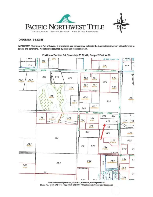 A plat map showing the dimensions of this .49 acre lot.