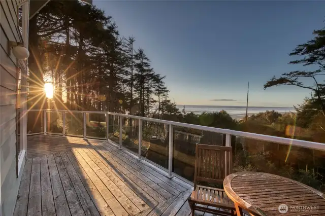 You have gorgeous trees and view for miles!