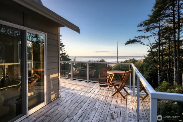 The outdoor living space is perfect to take in gorgeous NW days...