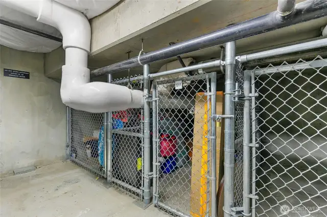Assigned storage unit #P11 on level G1