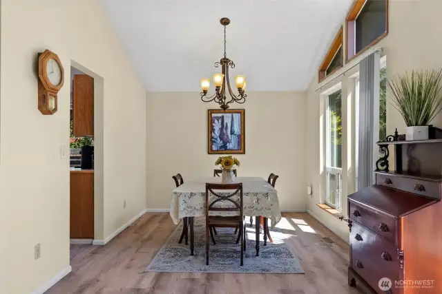 dining room from living room