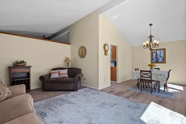 living room looking towards dining room