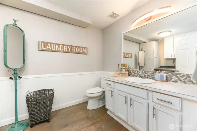 Guest bathroom on the main floor~