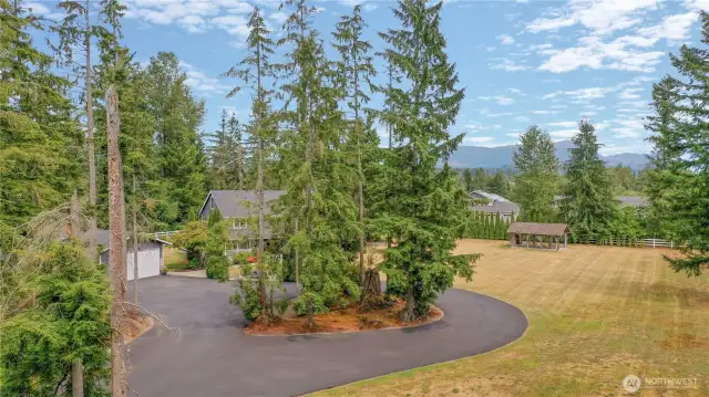 Paved driveway - no more dusty gravel driveway~