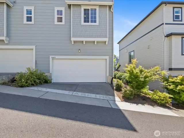 2-car garage.