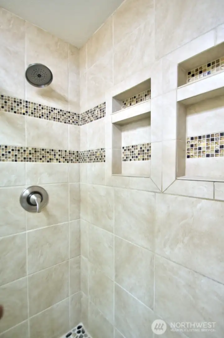 Primary shower.