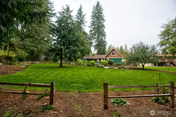 View of back to the rear of the home.