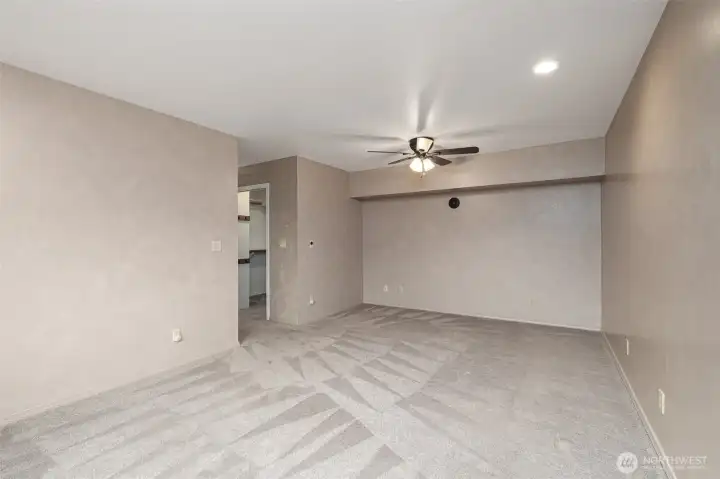 Spacious Main Floor Primary Bedroom