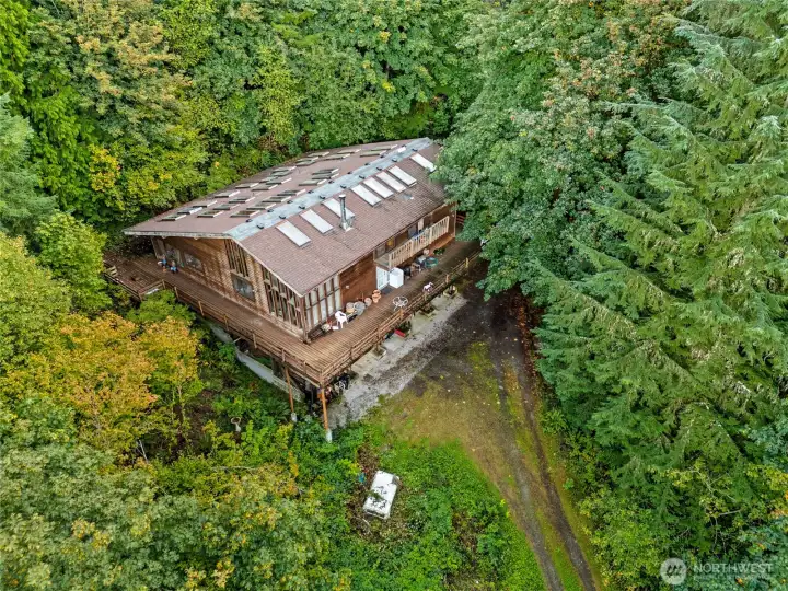 Owner built home - not up to current code. Could be a tear down. Well and septic near home
