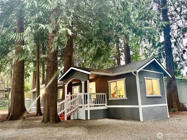 Surrounded by nature.