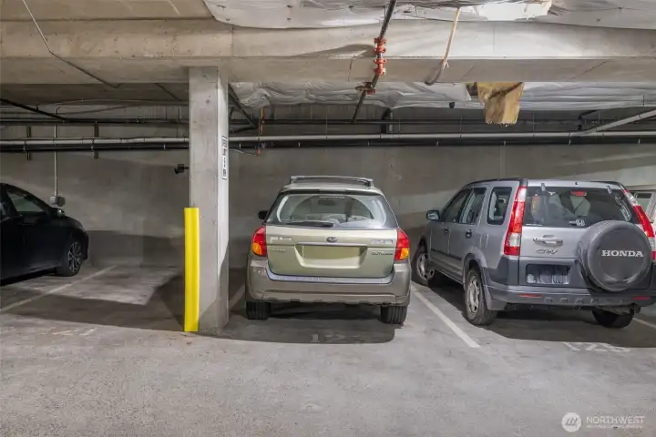 Stall 123 on P2. Parking for friends and family, or rental income.