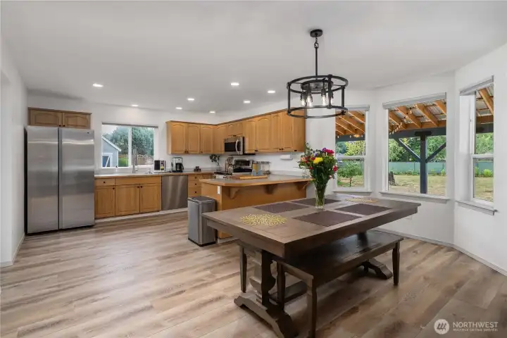 Spacious kitchen
