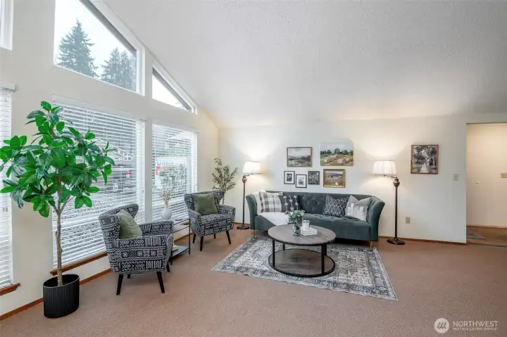 Floor to ceiling windows- stunning!