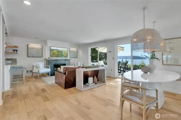 Open concept living on main floor