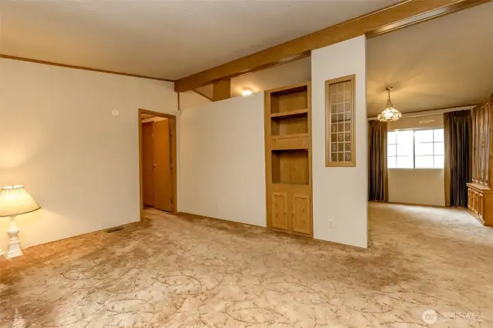 Living Room with Primary room entrance