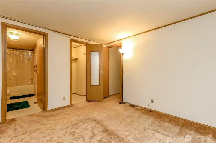 Primary Bedroom with Walk in Closet