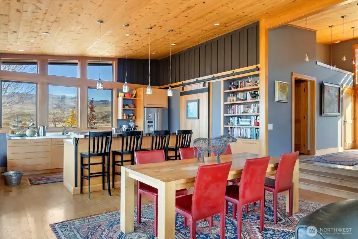 It has plenty of room for entertaining or quiet nights at home.