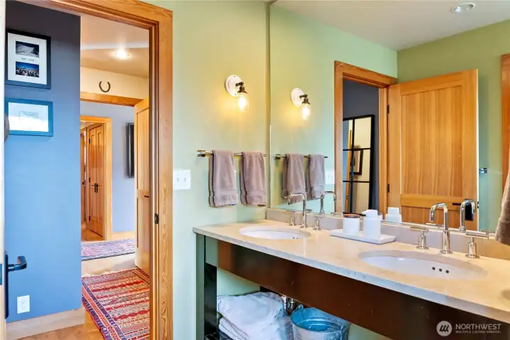Quality detailing and high-end fixtures are found in every room.