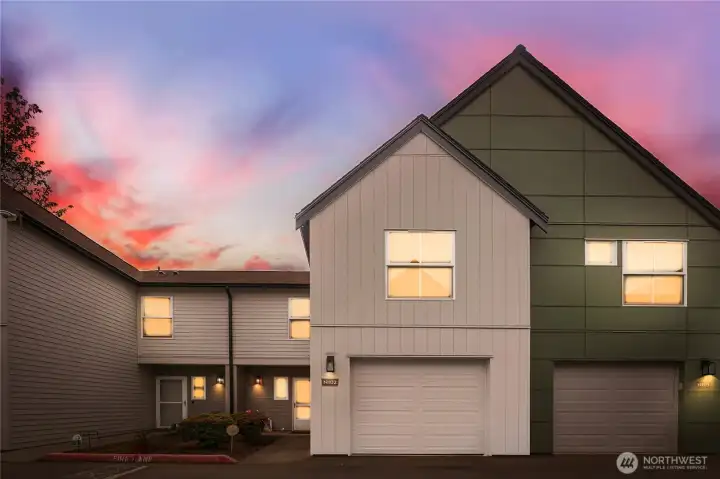 2 level condo with private one car garage.