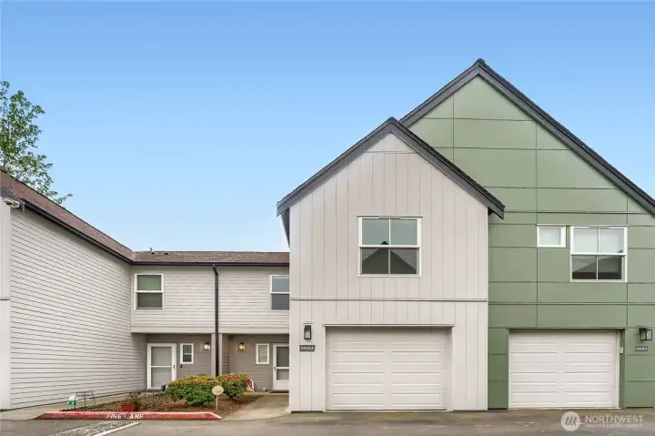 Another view of the front exterior.