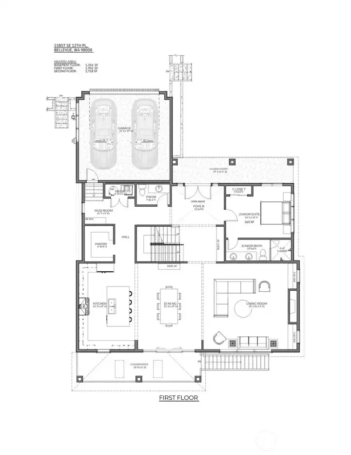 Main floor layout.