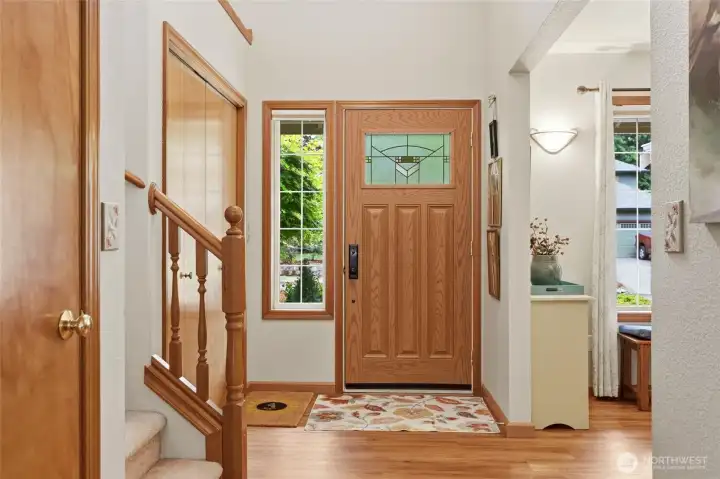 New entry way door.