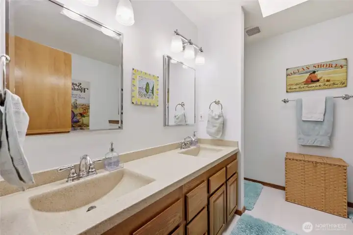 5-piece primary bathroom.