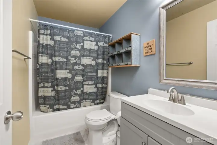 Upstairs bathroom.