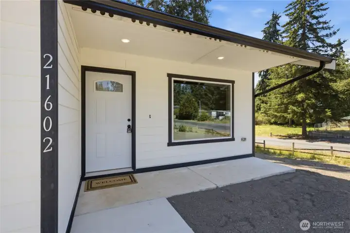 Covered front porch