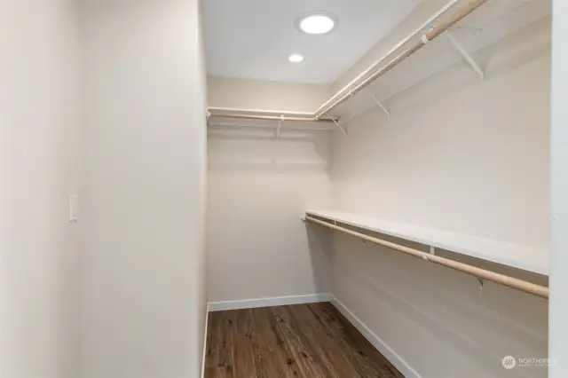 Walk In Closet in Primary Bedroom