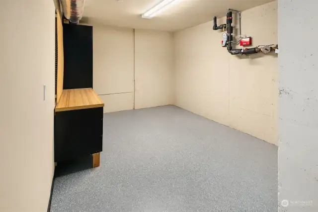 Extra Storage Area in Garage