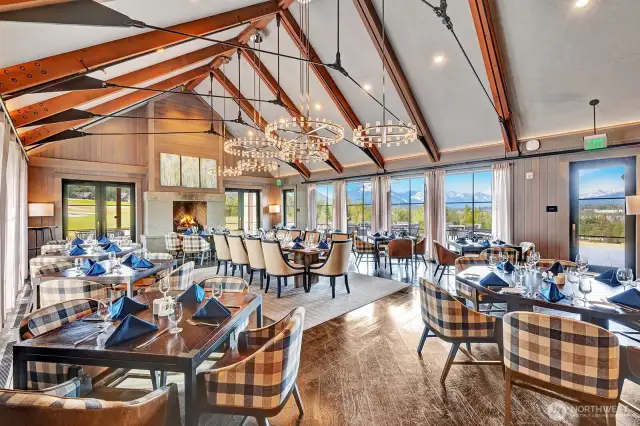 Beautiful Clubhouse with stunning mountain views.